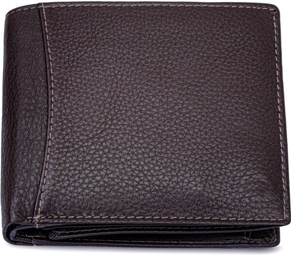 Snughorn Men Brown Genuine Leather Wallet - Mini  (6 Card Slots)