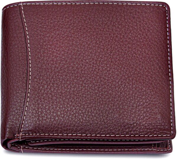 Snughorn Men Brown Genuine Leather Wallet - Mini  (6 Card Slots)