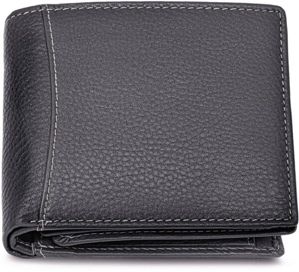 Snughorn Men Grey Genuine Leather Wallet - Mini  (6 Card Slots)